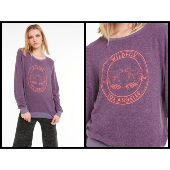 💕WILDFOX💕 Los Angeles Baggy Beach Jumper - Picture 1 of 8